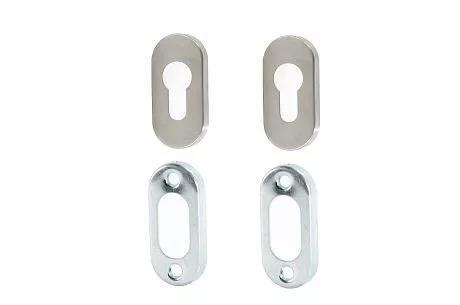 Rozetta cly inox ovál acélbetéttel