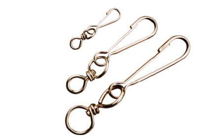 Karabiner rugós 80mm forgóval