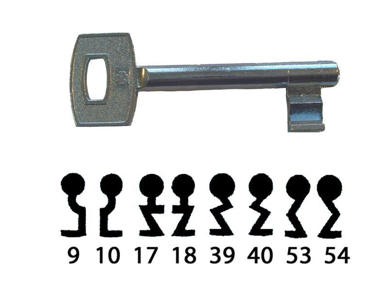 Kulcs 3391 Lővér 11