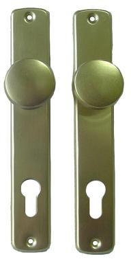 Ajtócím gomb-gomb 90 cly F2