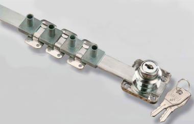 Bútorzár MHA-205 központi fiókzár 4 fiókra