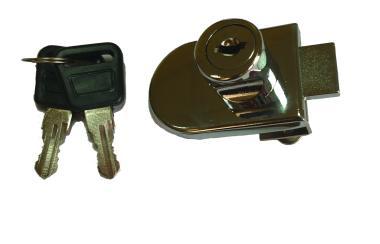 Bútorzár Anbo FL-408 egyszárnyas üvegajtóra