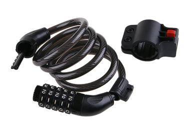 Kerékpárlakat 10x1200mm számzáras+tartó