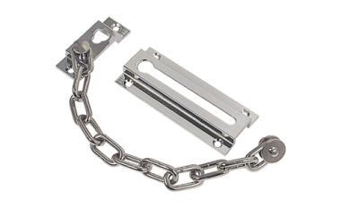 Ajtóbiztositó lánc krómozott