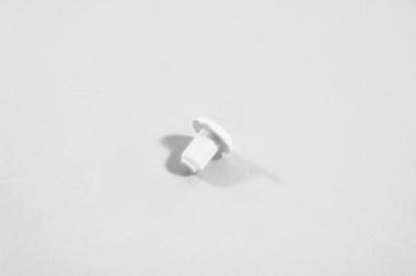 Bútorcsúszó 1 csapos 8mm  fehér 100db/csom.!