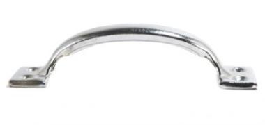 Bútorfogantyú fém 110 mm talpas nikkelezett