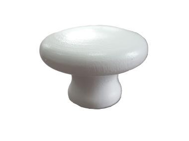 Bútorgomb fa 35mm K/18 fehér 50db/cs.!