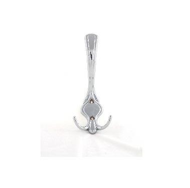 Fogas diszes kalaptartós króm 20db/dob.