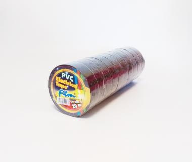 Szigetelőszalag 19mmX20m fekete 10db/csom.!