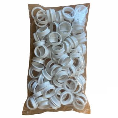 Kilincsvédő műa. karika fehér 100db/cs.!