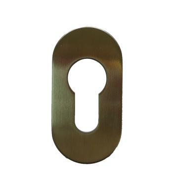 Rozetta cly inox ovál acélbetéttel