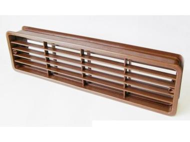 Szellőzőrács 300X70 műa. barna