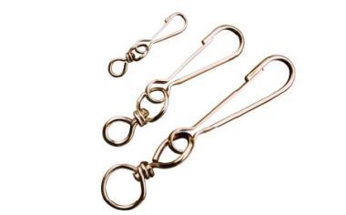 Karabiner rugós 30mm forgóval