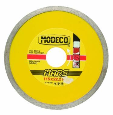Gyémánt vágókorong Mars 115mm folyt. csempe