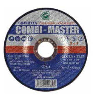 Vágókorong fém-Inox       Combi-Master 125X3.5