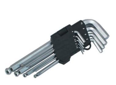 Imbuszkulcs klt. Beast CrVa HOSSZÚ+GÖMB 9r. 1.5-10