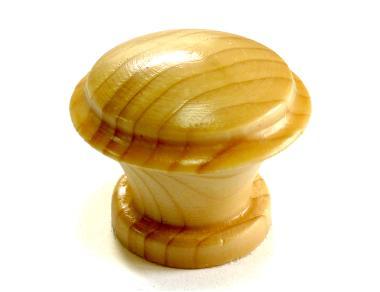 Bútorgomb fa 44mm K/20 fenyő 10db/cs.!