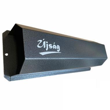 Kültéri újságtartó antik szürke 330x100x80