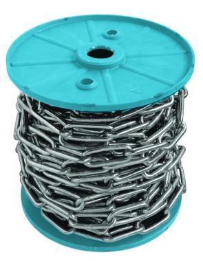 Lánc hosszúszemű horg.    4.5mm/25m