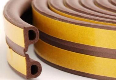 Szigetelő P profil barna 100m/tek.!