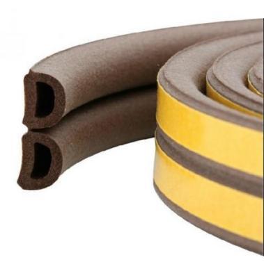 Szigetelő D profil barna 100m/tek.!