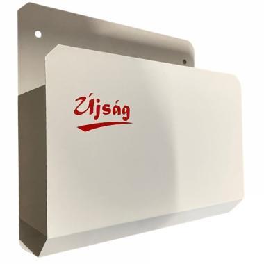 Szórólaptartó fehér 250x250x75