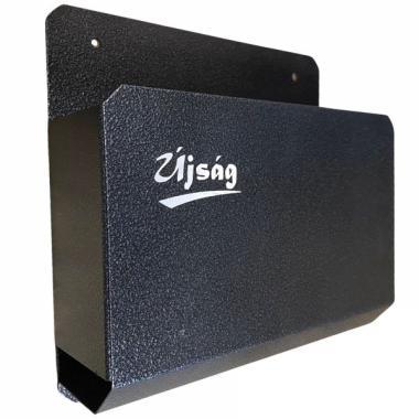 Szórólaptartó antik szürke 250x250x75