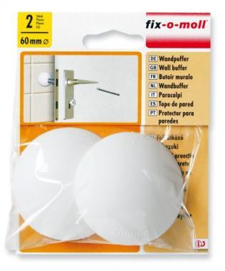 Ajtóütköző öntapadós 60mm fehér 2db/csom.!