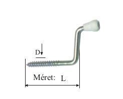 Ablakfélforditó müa. gombos 3.0x26  50db/cs.!