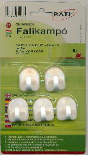 Fogas müa. öntapadós 01 kicsi fehér 5db/csom.