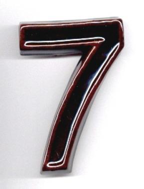 Házszám kerámia 120mm 7