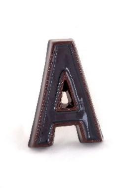 Házszám/betű kerámia 120mm A