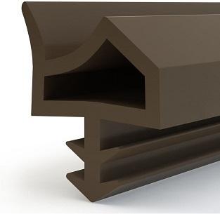 Tömitő profil kéményes házikó barna
