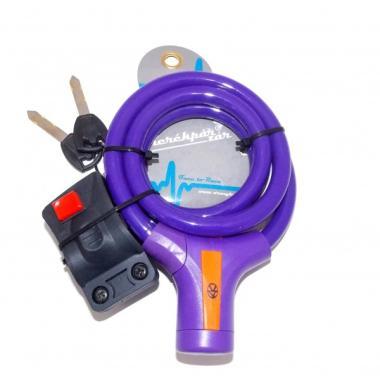 Kerékpárlakat 12x1200mm lila porvédős+tartó