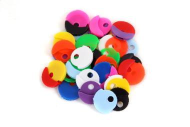 Kulcsjelző sapka müa. kerek 100db/csom.!