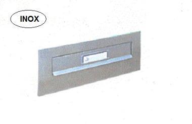 Levélbedobó 320x120 inox