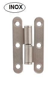 Ajtópánt inox 100x88x3 bal