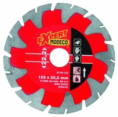 Gyémánt vágókorong Expert 115mm szegmenses profi