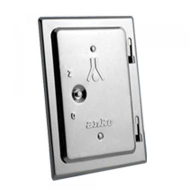 Kéményajtó merevitett inox, saválló 120x180mm