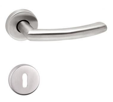 Kilincs inox Gino wc körrozettás