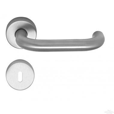 Kilincs inox U Rondo Pro cly körrozettás