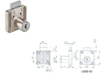 Bútorzár Ronis 4500