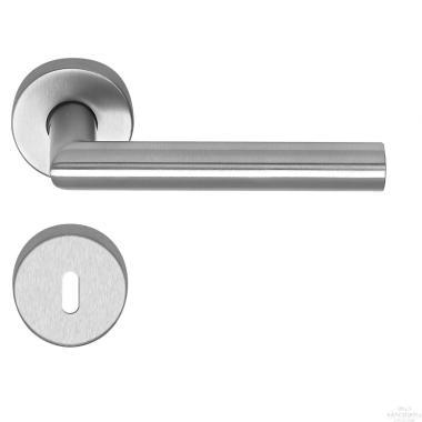 Kilincs inox sarkos Thema-Comfort cly körrozettás