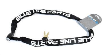 Kerékpárlakat lánc+textil 4x900mm fekete