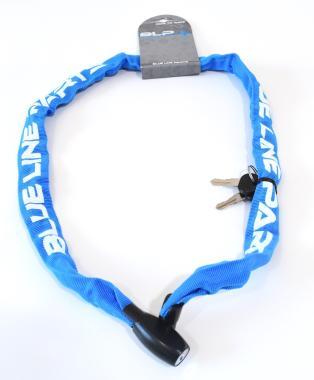 Kerékpárlakat lánc+textil 4x900mm kék
