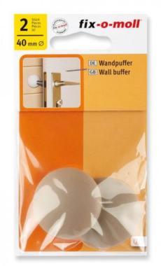 Ajtóütköző öntapadós fali 40mm beige 2db/csom.!