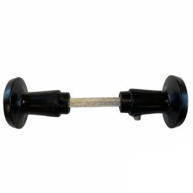 Ajtógomb párban fekete