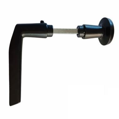 Ajtógomb/kilincs párban fekete