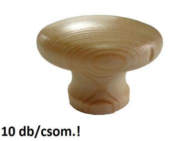 Bútorgomb fa 35mm K/12 fenyő 10db/cs.!