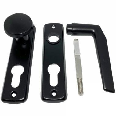 Ajtócím gomb-kilincs 55 cly fekete